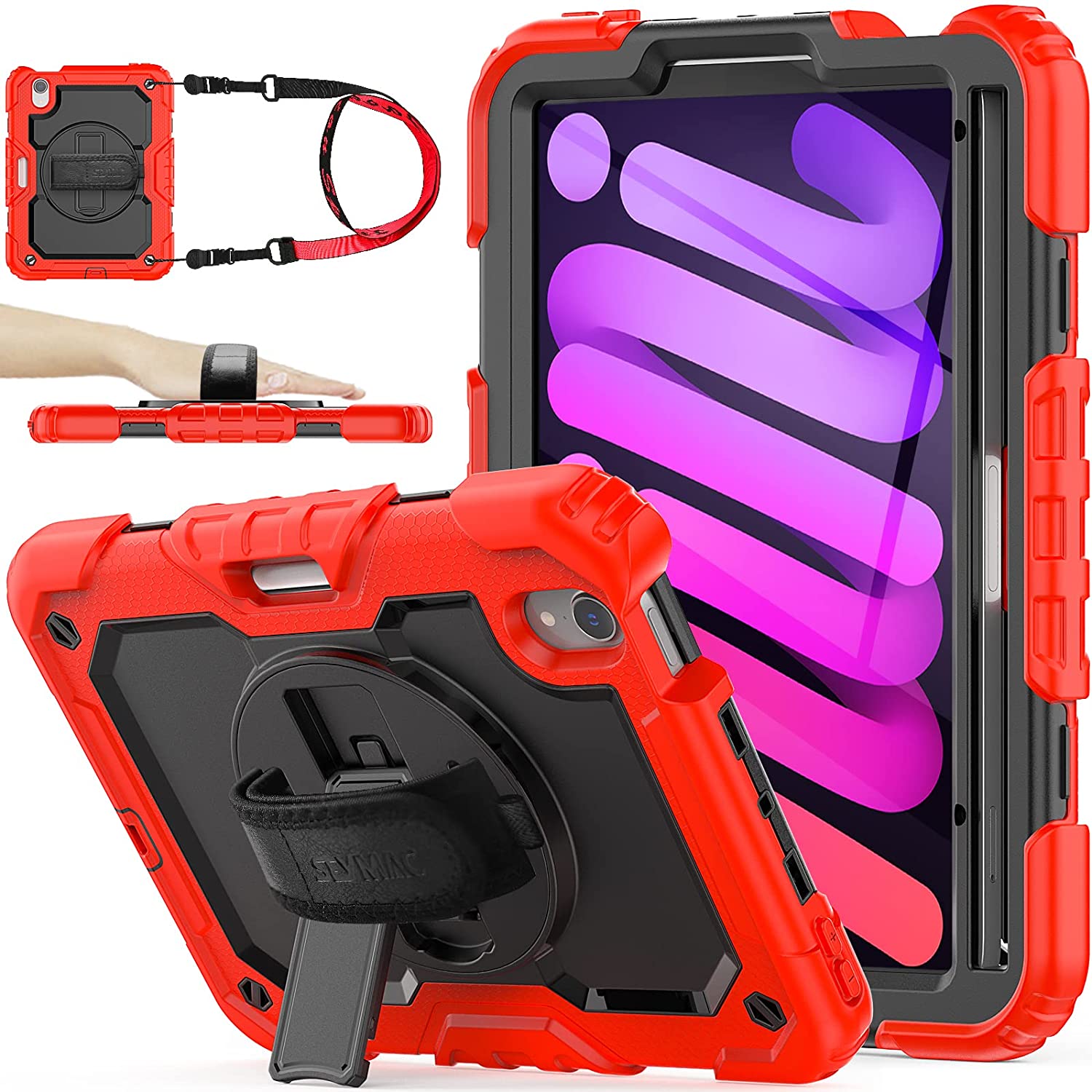 Étui robuste Defender avec sangle pour iPad 10 (10e génération) / iPad 11 (11e génération) Étui robuste Defender avec sangle pour iPad 10 (10e génération) / iPad 11 (11e génération)